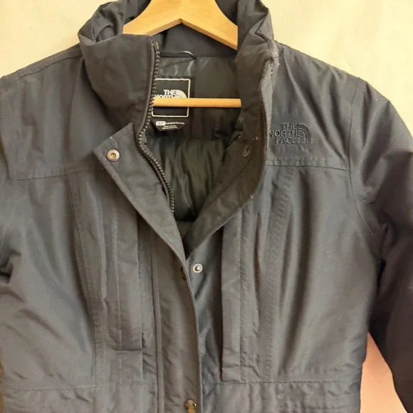 North Face Arctic Goose Down Parka Hyvent Jacket Black Womens S Gorpcore Outdoor - Picture 2 of 13